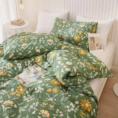 Botanical Bliss Floral Duvet Cover Set