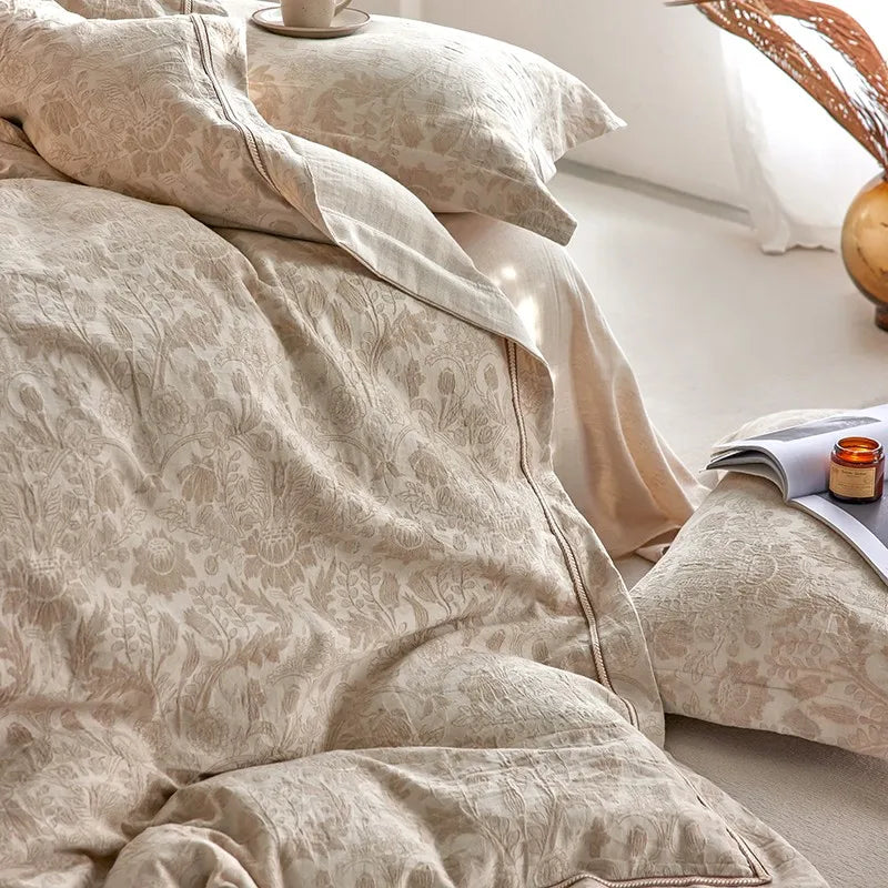 Whisper Fern Jacquard Duvet Set