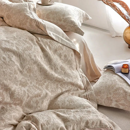 Whisper Fern Jacquard Duvet Set
