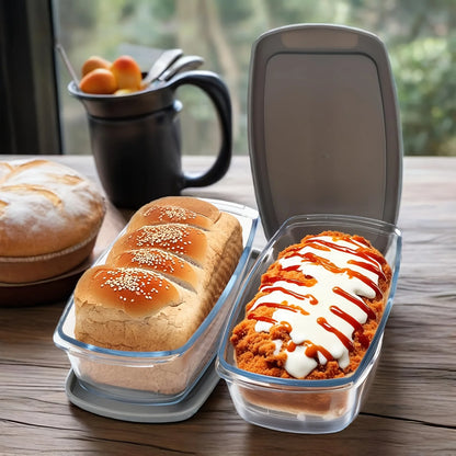 ClearBake DuoVault™ Glass Loaf Set