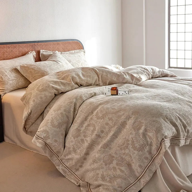 Whisper Fern Jacquard Duvet Set