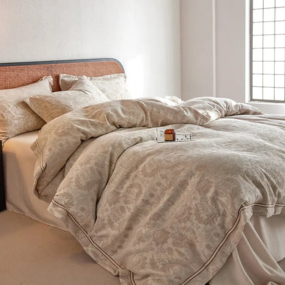 Whisper Fern Jacquard Duvet Set