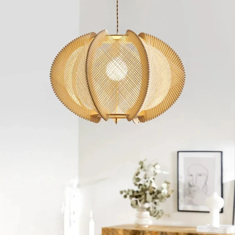 TerraWeave Lotus Pendant Light