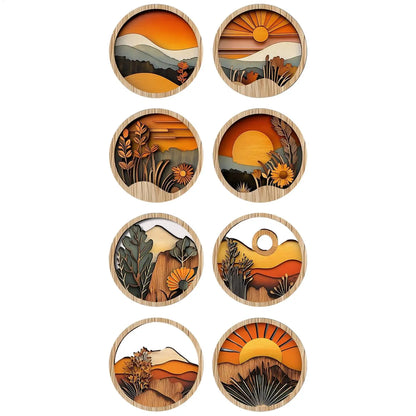 Whispers of the Sunset Wall Art Collection (4Pcs)
