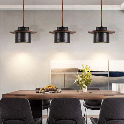 Black Halo Pendant Light