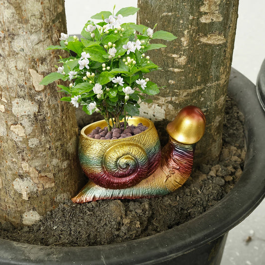 Rainbow Snail Planter