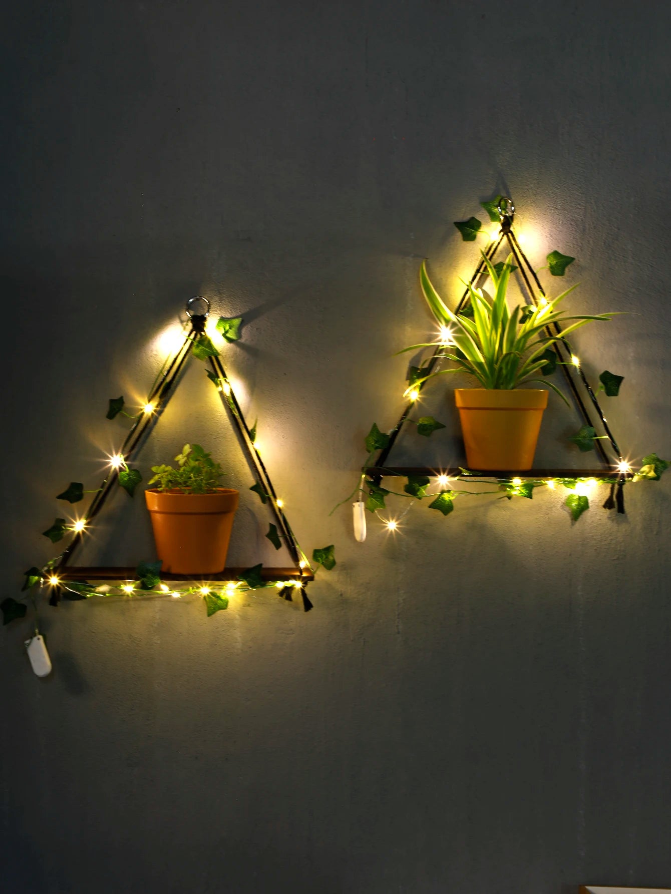 GlowLeaf Triangle Shelf