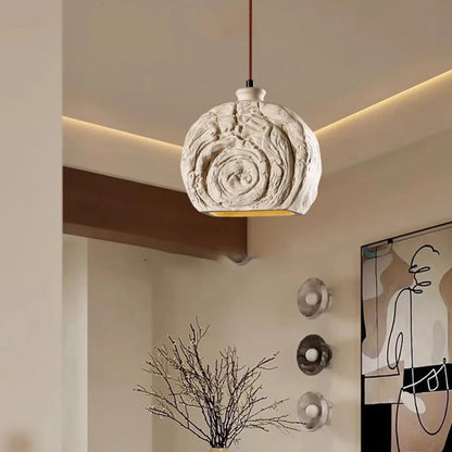 Industrial Round Shell Shape Pendant Light