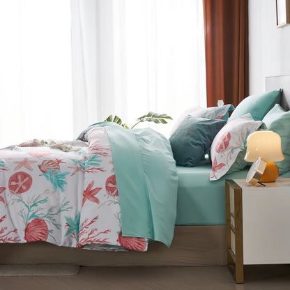 Coral Tide Starfish Bedding Set