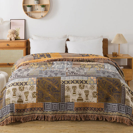 Savanna Rhythm Tapestry Blanket