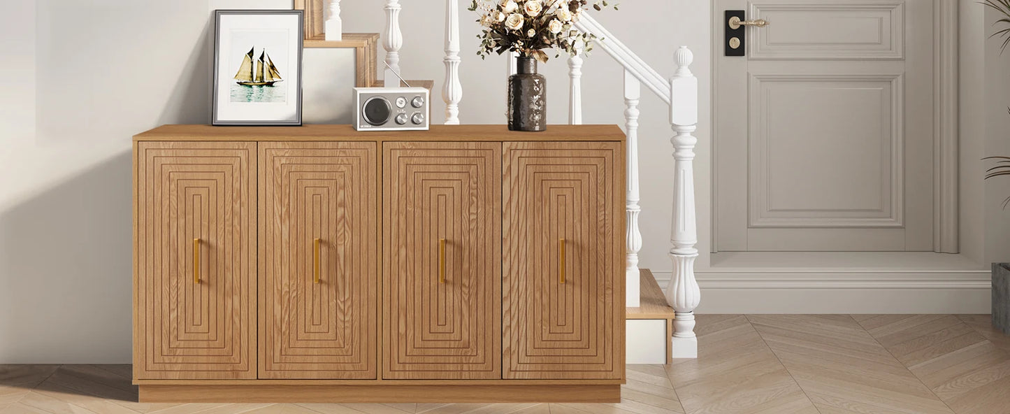 RoyalCraft Linea Fluted Buffet Cabinet