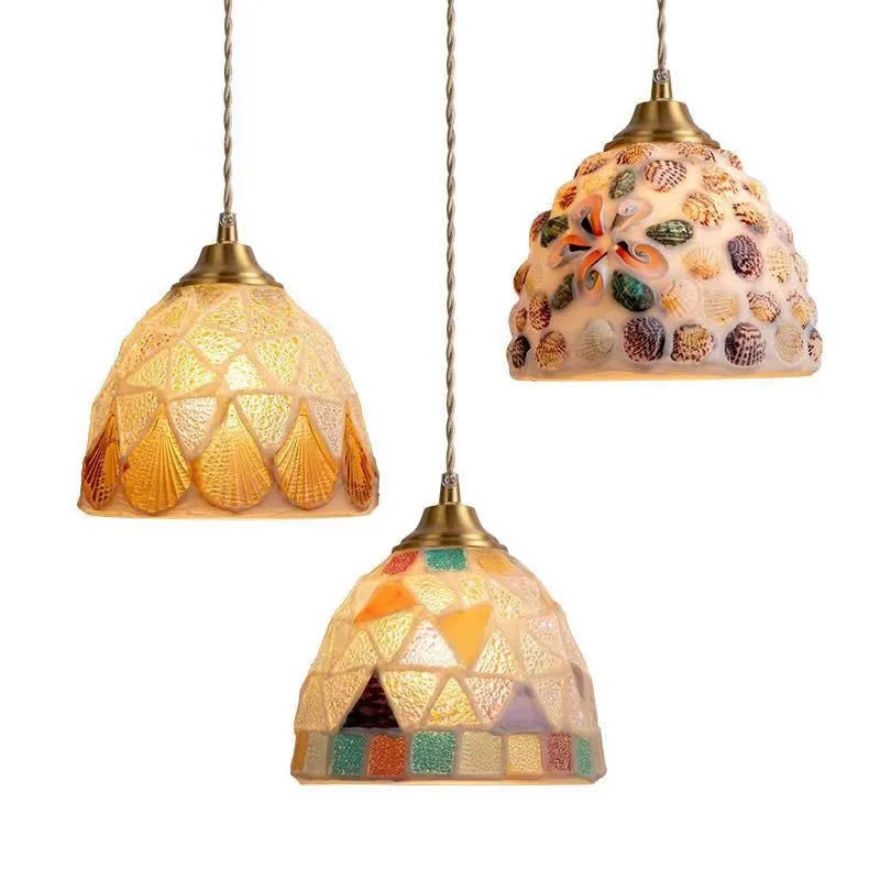 Ocean Pearl Mosaic Pendant Lamp