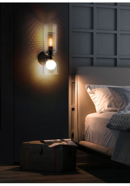 Dualis Ember Glass Wall Sconce