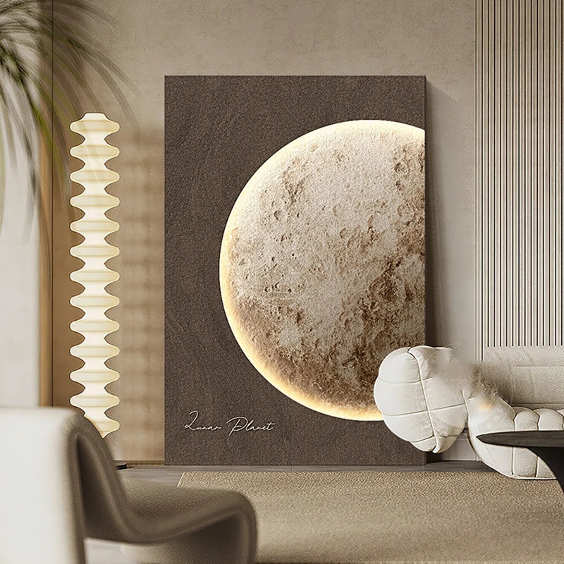 Luminus Sandstone Moon Wall Art