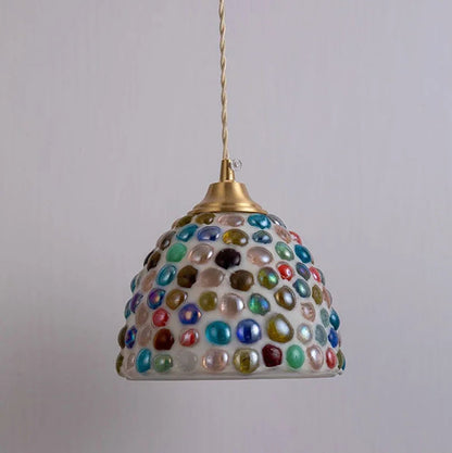 Ocean Pearl Mosaic Pendant Lamp