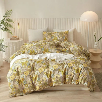 Botanical Bliss Floral Duvet Cover Set