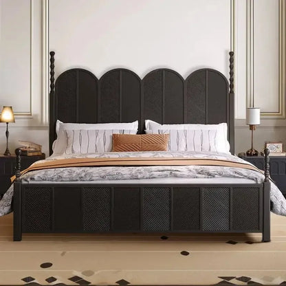 The Noir Arch Manor Bed Frame