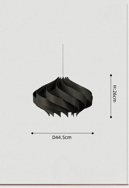 Crescent Swirl Pendant Light