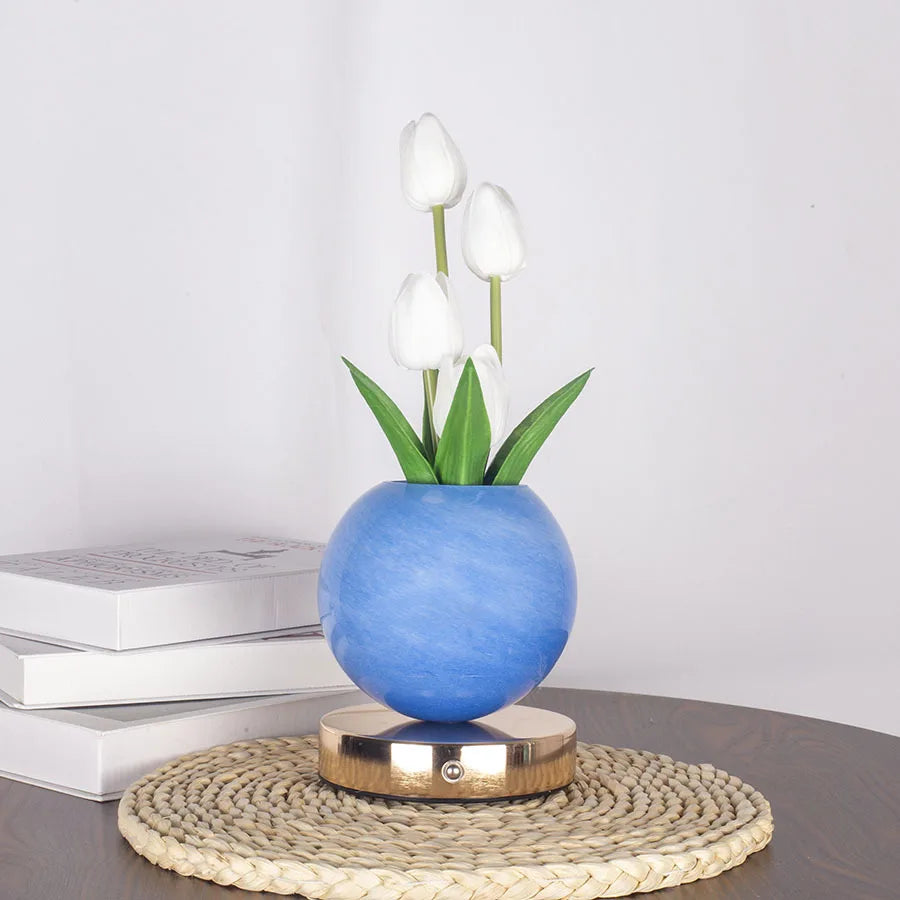 LumiTulip Glow Planet Lamp