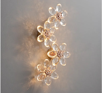 LumiBloom Crystal Wall Lamp