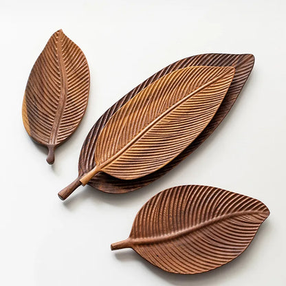 Leaf Shape Fruit Plate