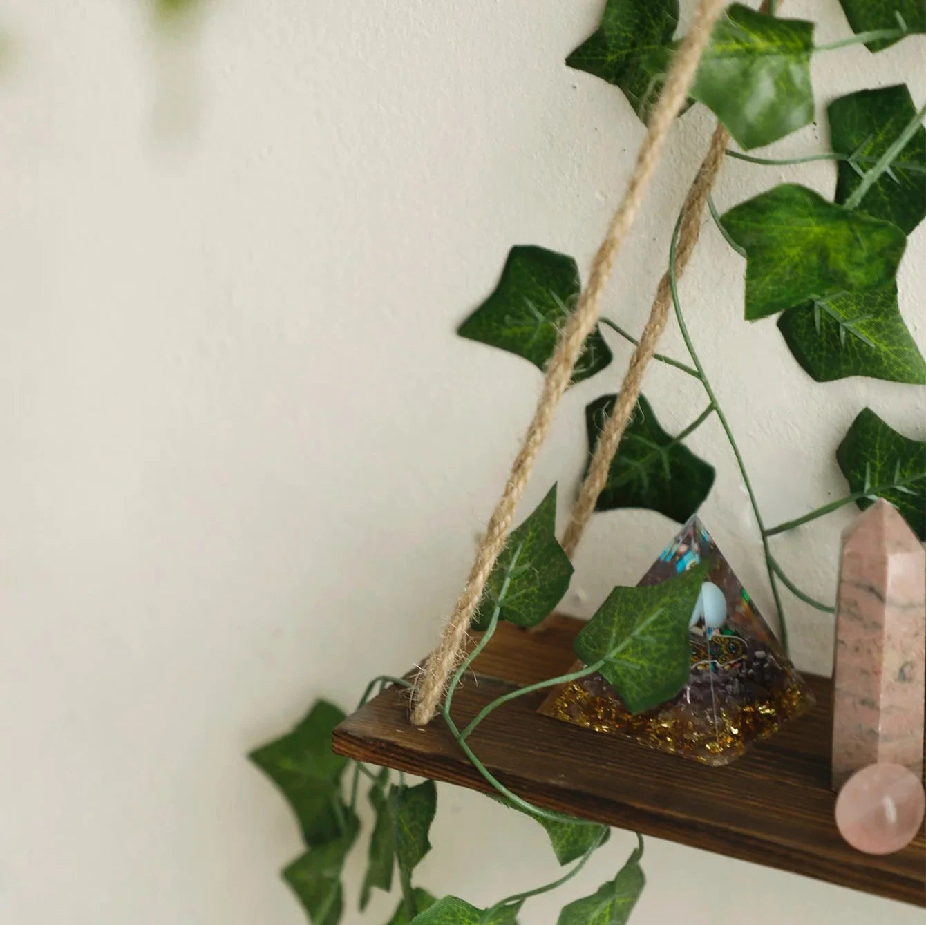 GlowLeaf Triangle Shelf