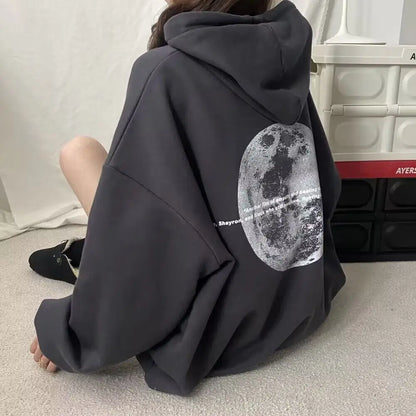 Let's Talk About The Moon Oversized Sweatshirt