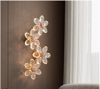 LumiBloom Crystal Wall Lamp