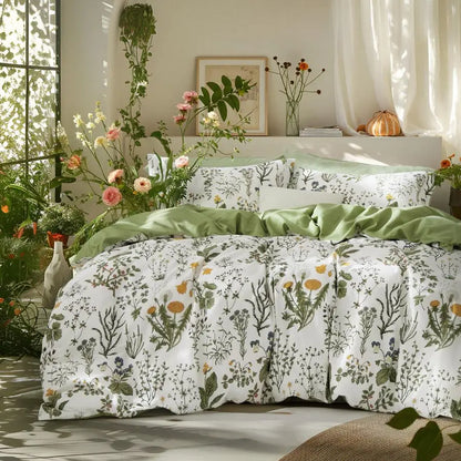 Wildgarden Reverie Reversible Duvet Cover Set