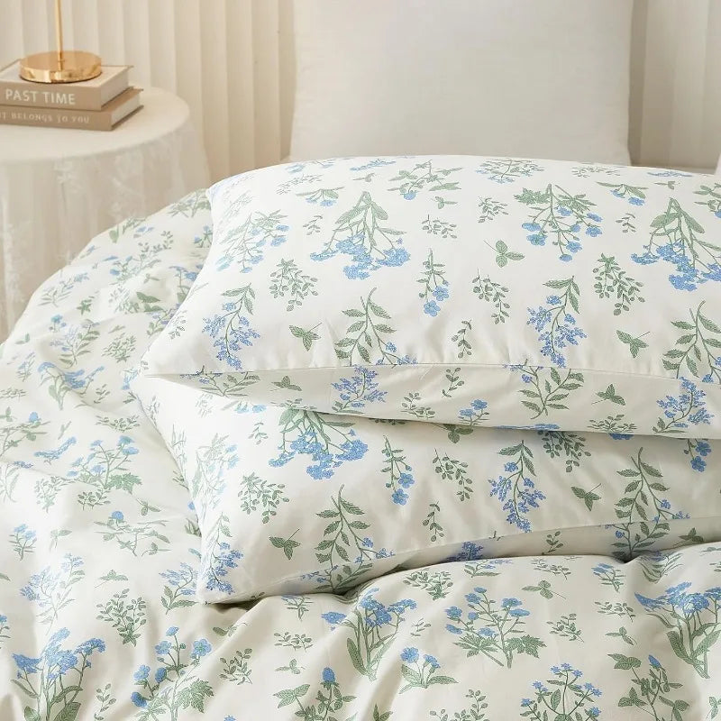 Botanical Bliss Floral Duvet Cover Set