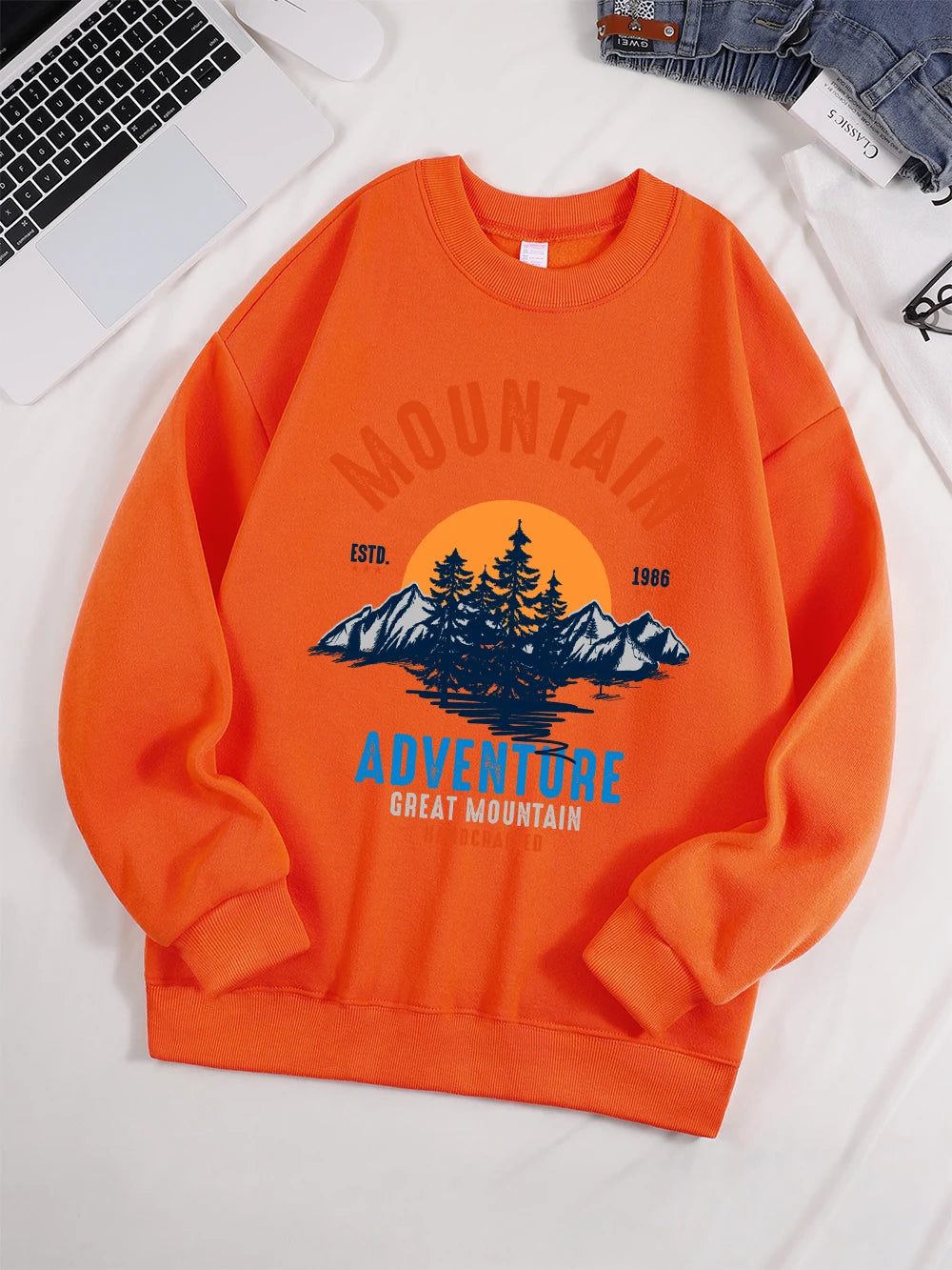 The Sunset Scenery In The Forest Sweatshirt