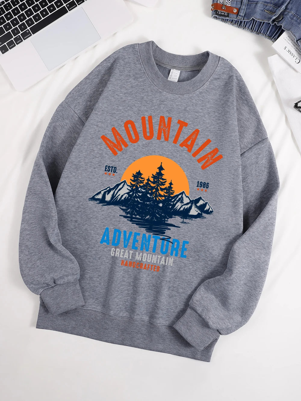 The Sunset Scenery In The Forest Sweatshirt