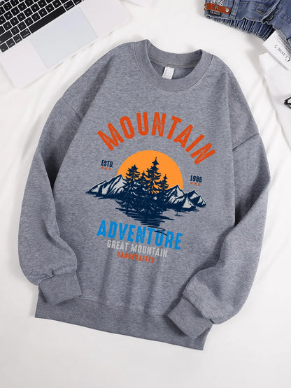 The Sunset Scenery In The Forest Sweatshirt