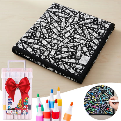 Drawzy Creative Coloring Blanket
