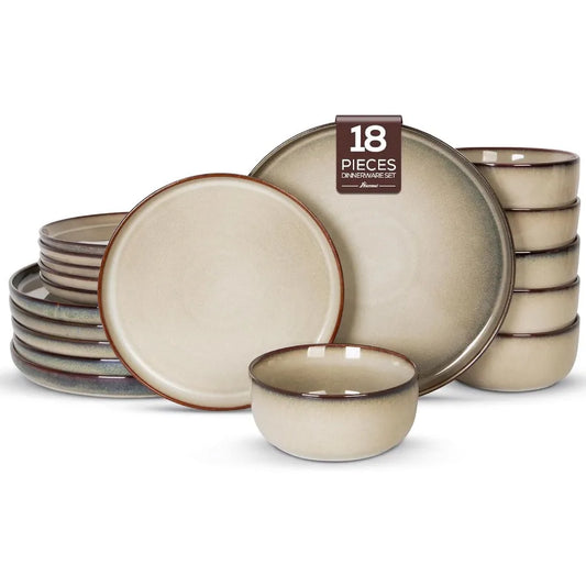 Verdante™ 18-Piece Stoneware Dinnerware Set