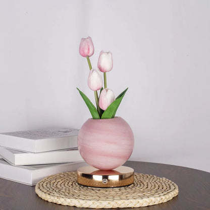 LumiTulip Glow Planet Lamp