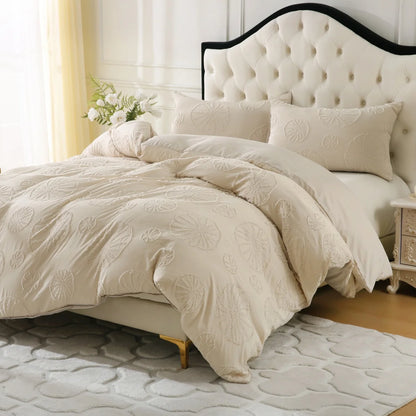 Melissa Tufted Circle Duvet Cover Set