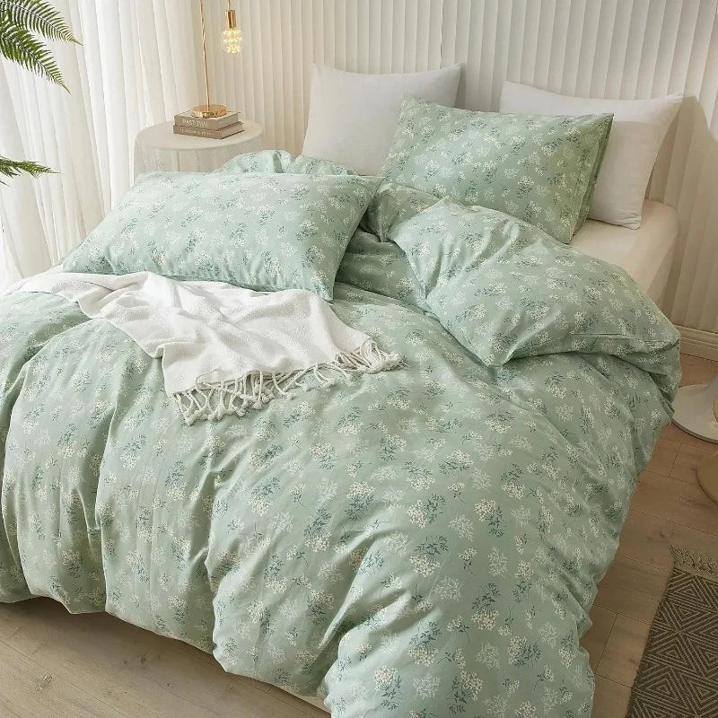 Botanical Bliss Floral Duvet Cover Set