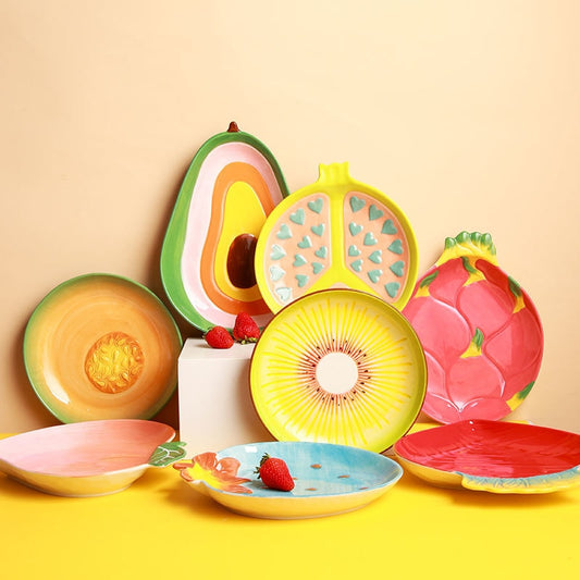 Fruit Shaped Ceramic Plates