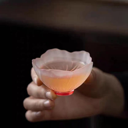 4 Pcs Glazed Sakura Bowls