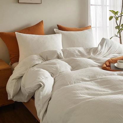 CloudWeave Muslin King Duvet Set