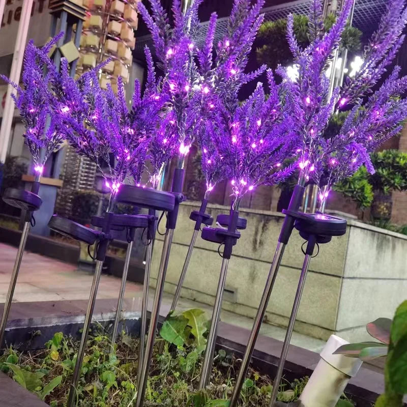 Solar Lavender Garden Lights