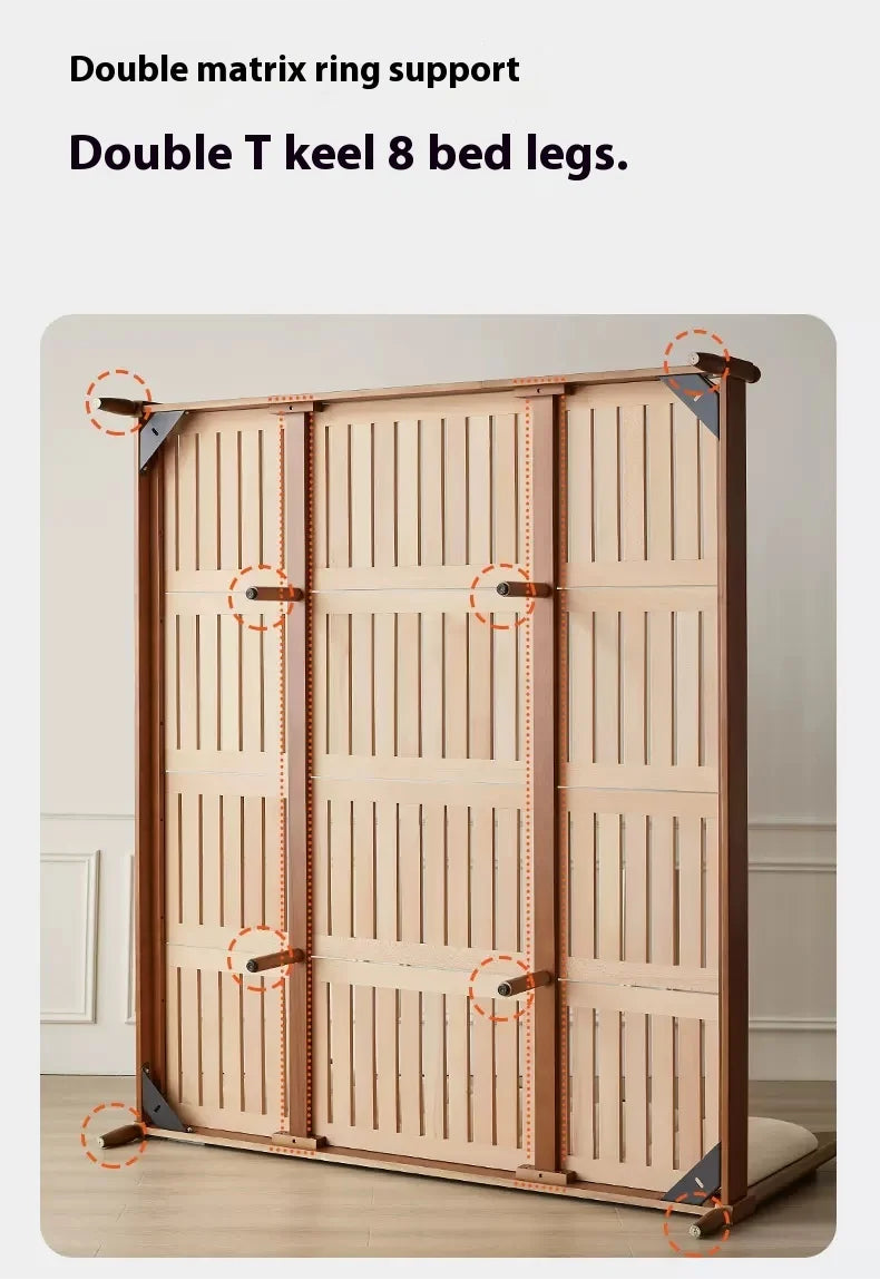 CrownRest™ Solid Wood Bed