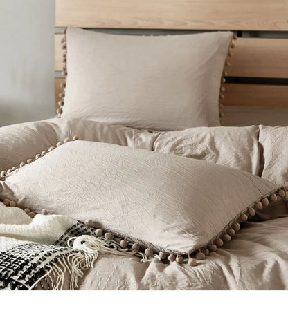 Pom-Pom Cloudscape Duvet Set