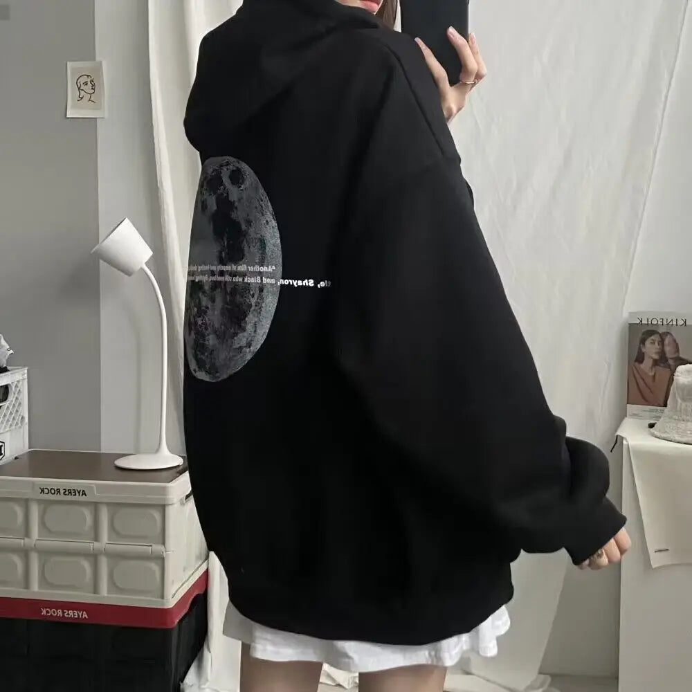 Let's Talk About The Moon Oversized Sweatshirt