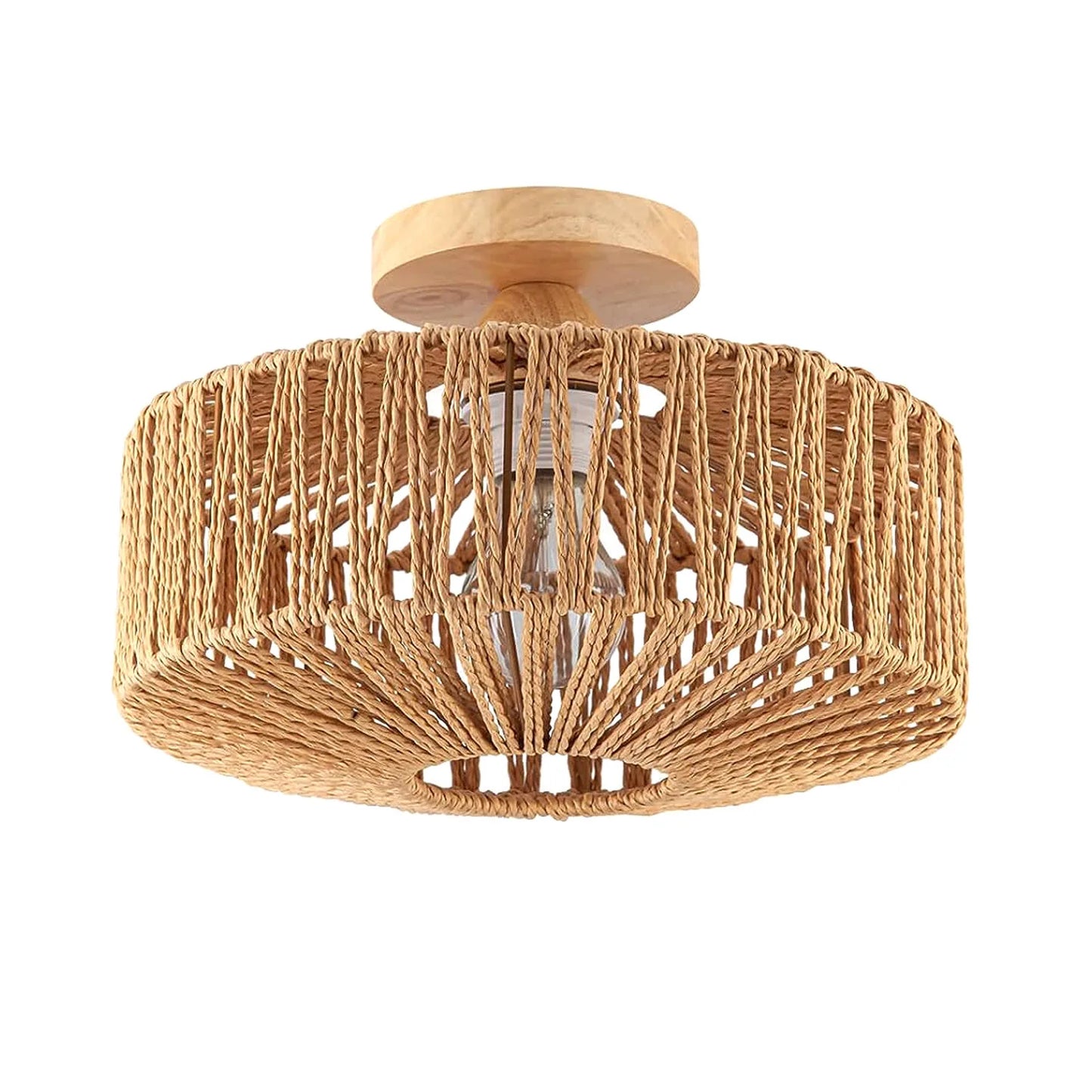 SolHalo Woven Ceiling Light