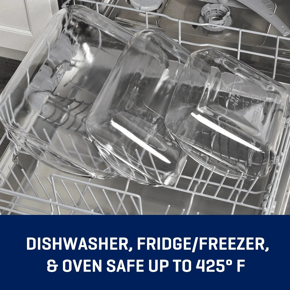 ClearBake Essentials Glass Baking Dish Set (3-Piece)