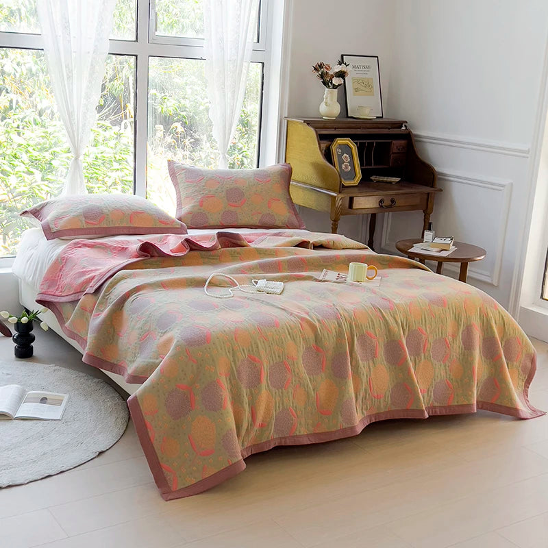 Pastel Garden Dream Bedspread