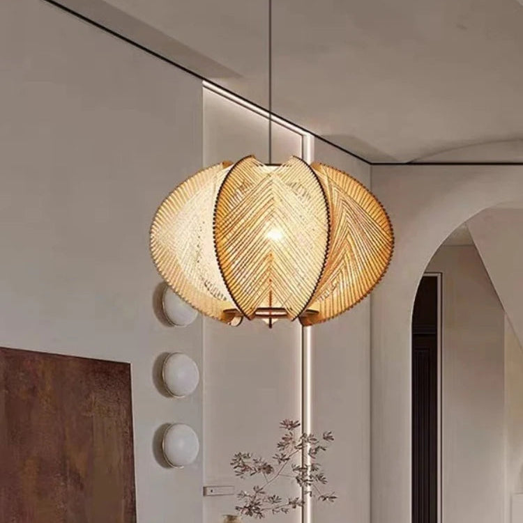 TerraWeave Lotus Pendant Light