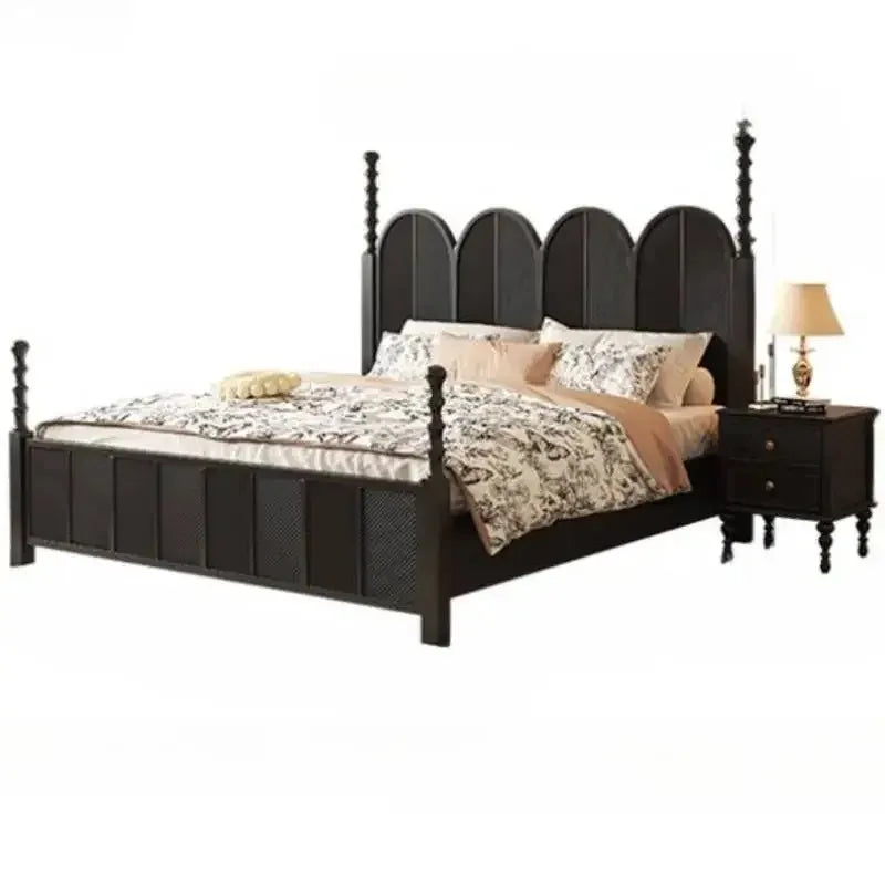 The Noir Arch Manor Bed Frame
